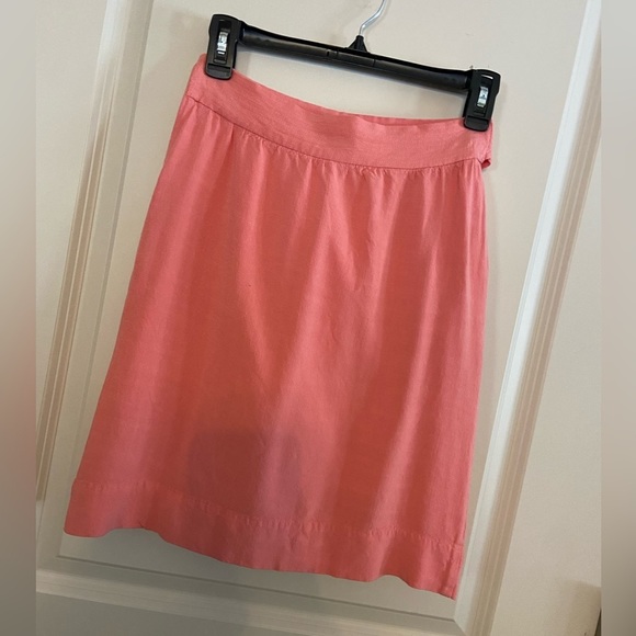 🍑VGUC w/Pockets Cremieux Sz-0 Cute, Versatile Midi Skirt,Side Zipper,Fully Lined - Picture 10 of 16
